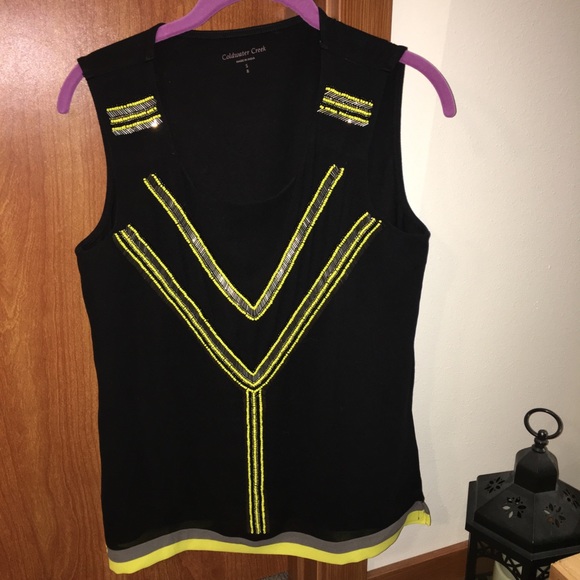 Coldwater Creek Tops - Coldwater Creek Beaded Tank Coldwater Creek Tops - Coldwater Creek Beaded Tank